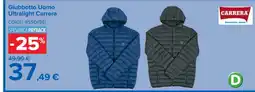 Carrefour Giubbotto Uomo Ultralight Carrera offerta