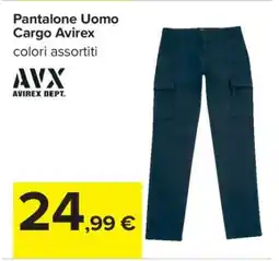 Carrefour Pantalone Uomo Cargo Avirex offerta