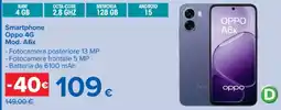 Carrefour Smartphone Oppo 4G Mod. A6x offerta