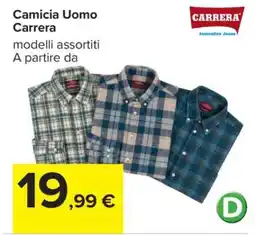 Carrefour CAMICIA UOMO CARRERA offerta