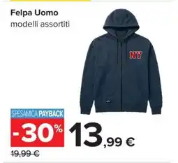 Carrefour Felpa uomo offerta