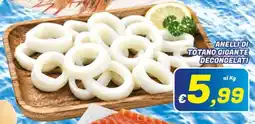 Idromarket Anelli di totano gigante decongelati offerta