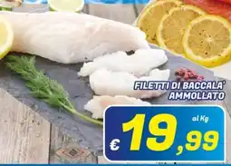 Idromarket Filetti di baccala ammollato offerta