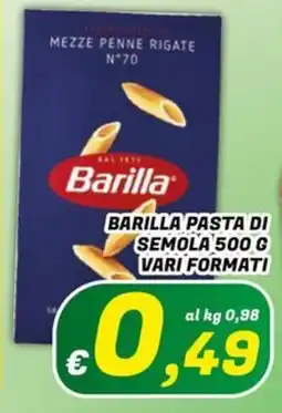 Idromarket Barilla pasta di semola offerta
