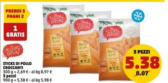 PENNY Sticks di pollo croccanti 300 g offerta