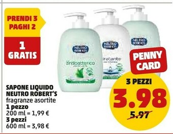 PENNY Sapone liquido offerta