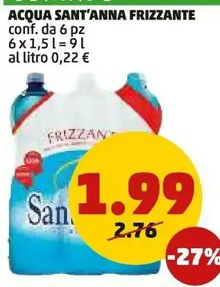 PENNY Acqua sant'anna offerta