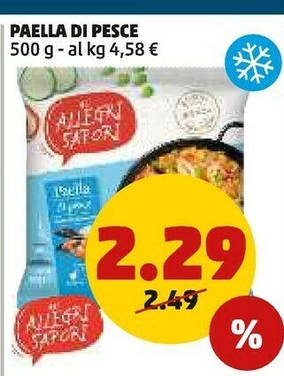 PENNY Paella di pesce 500 g offerta