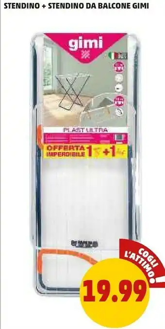 PENNY Stendino + stendino da balcone offerta