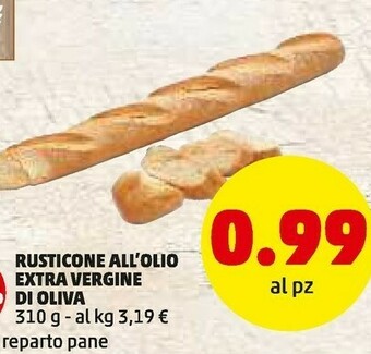 PENNY Rusticone all'olio extra vergine di oliva offerta