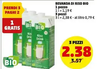 PENNY Latte di soia offerta