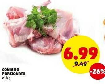 PENNY Coniglio porzionato offerta