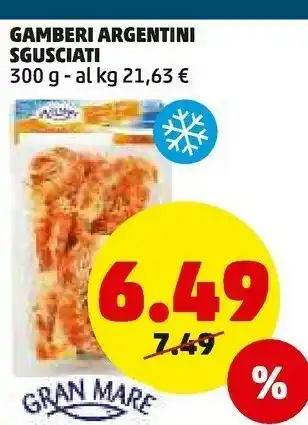 PENNY Gamberi argentini 300 g offerta
