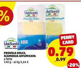 PENNY Provola dolce, scamorza affumicata offerta
