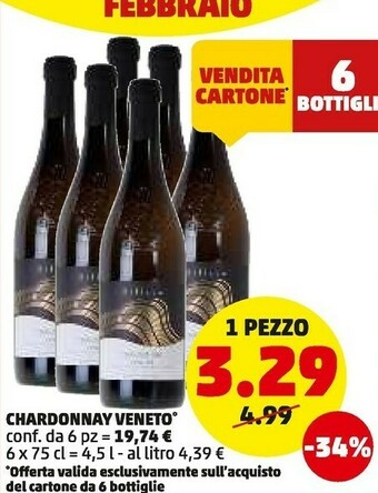 PENNY Chardonnay veneto offerta