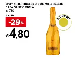Bennet Spumante Prosecco DOC Millesimato Casa Sant'Orsola offerta