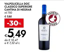 Bennet Valpolicella DOC Classico Superiore Cantina di Negrar offerta