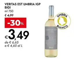 Bennet Veritas est umbria IGP Bigi offerta