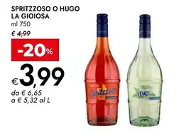Bennet Spritzoso o Hugo la gioiosa offerta