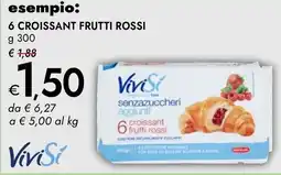 Bennet ViviSi croissant frutti rossi offerta