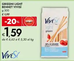 Bennet Grissini light Bennet Vivisi offerta