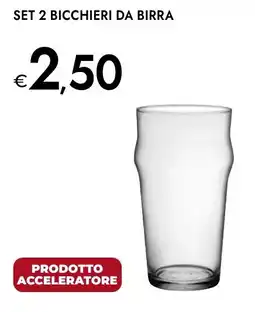 Bennet Set 2 bicchieri da birra offerta
