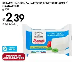 Bennet Stracchino senza lattosio Benessere Accadì Granarolo offerta