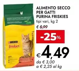 Bennet Alimento secco per gatti Purina Friskies offerta