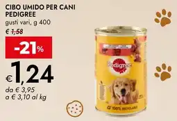 Bennet Cibo umido per cani Pedigree offerta