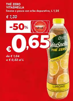 Bennet Thé Zero Vitasnella offerta