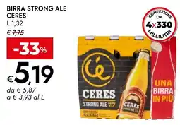 Bennet Birra strong ale Ceres offerta