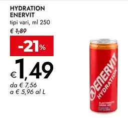 Bennet Enervit Hydration offerta