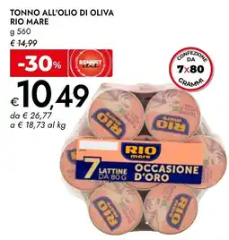 Bennet Tonno all'olio di oliva Rio Mare offerta
