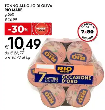 Tonno all'olio di oliva Rio Mare
