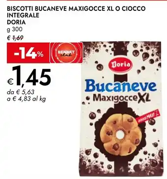 Biscotti Bucaneve Maxigocce XL Doria