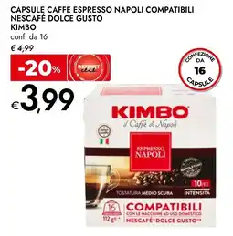 Bennet Capsule caffè espresso Napoli compatibili Nescafé Dolce Gusto Kimbo offerta