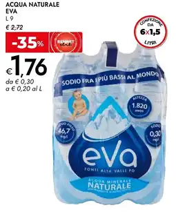 Bennet Acqua naturale Eva offerta