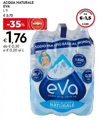 Acqua naturale Eva