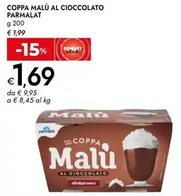 Bennet Coppa Malù al cioccolato Parmalat offerta