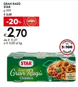 Bennet Star Gran Ragù Classico offerta