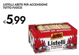 Bennet Listelli abete per accensione Tutto Fuoco offerta