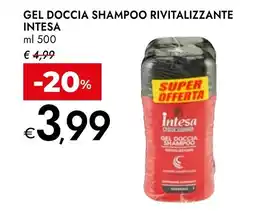 Bennet Intesa gel doccia shampoo rivitalizzante offerta