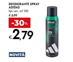 Bennet Deodorante spray Adidas offerta