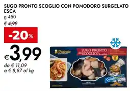 Bennet Sugo pronto scoglio con pomodoro surgelato offerta