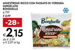 Bennet Minestrone ricco Bonduelle offerta