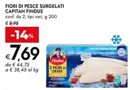 Bennet Fiori di pesce surgelati Findus offerta
