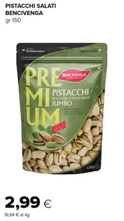 Tigre Pistacchi salati Bencivenga offerta