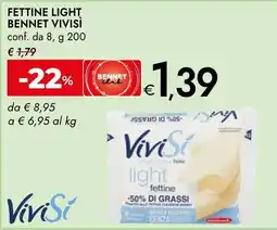 Bennet Fettine light Bennet Vivisi offerta