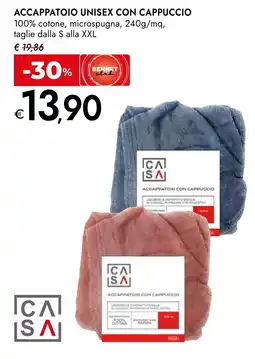 Bennet Accappatoio unisex con cappuccio CASA offerta