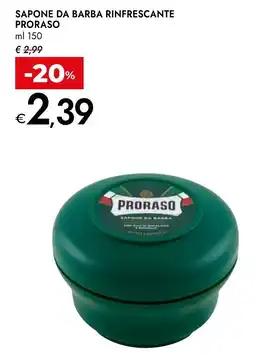 Bennet Sapone da barba rinfrescante Proraso offerta
